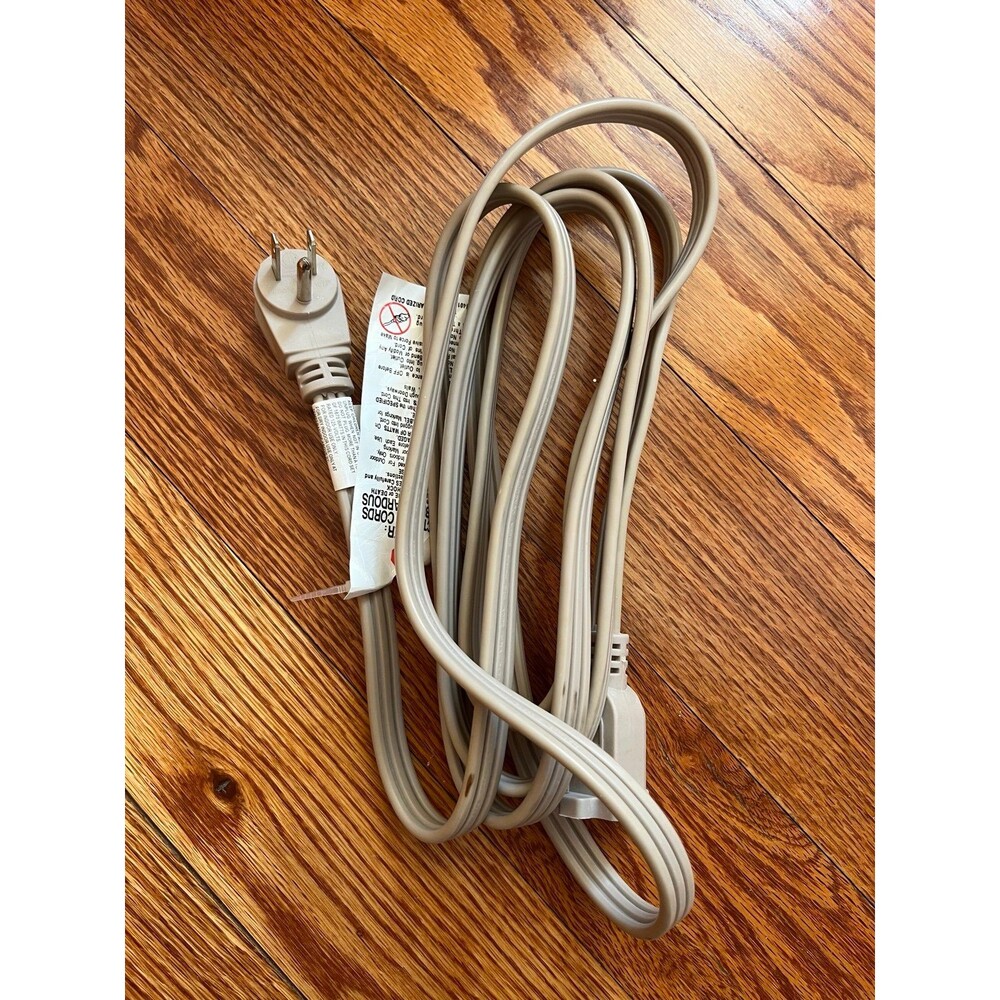 Intertek 3139719 Extension Cord, 9 Foot, Beige